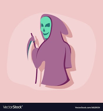 Paper sticker on stylish background halloween vector image