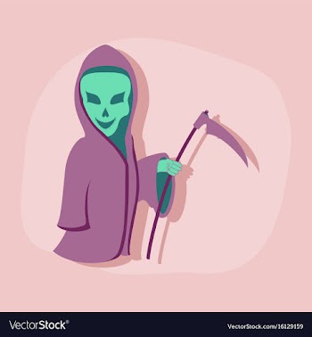 Paper sticker on stylish background halloween vector image