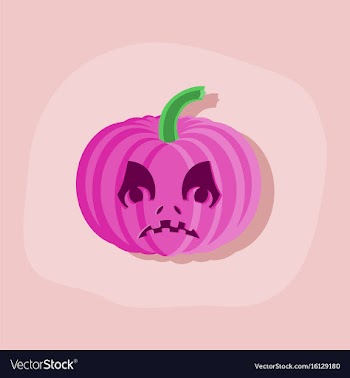 Paper sticker on stylish background halloween vector image