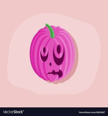 Paper sticker on stylish background halloween vector image