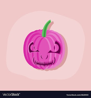 Paper sticker on stylish background halloween vector image