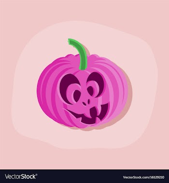 Paper sticker on stylish background halloween vector image