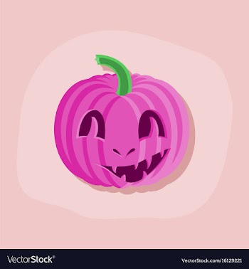 Paper sticker on stylish background halloween vector image