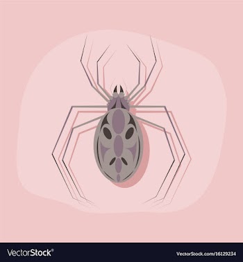 Paper sticker on stylish background halloween vector image