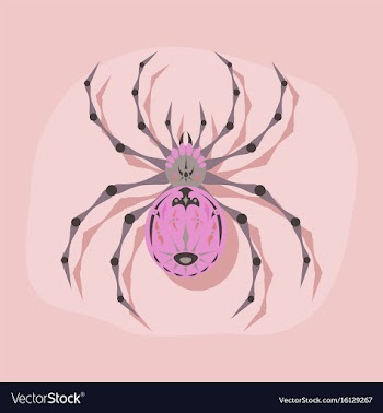 Paper sticker on stylish background halloween vector image