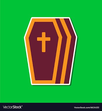 Paper sticker on stylish background halloween vector image
