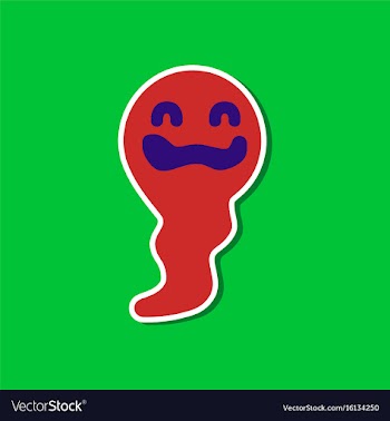 Paper sticker on stylish background halloween vector image