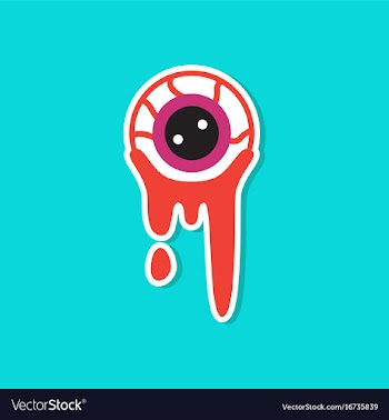 Paper sticker on stylish background halloween vector image