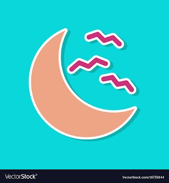 Paper sticker on stylish background halloween vector image