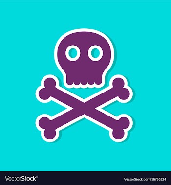 Paper sticker on stylish background halloween vector image