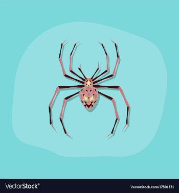 Paper sticker on stylish background halloween vector image