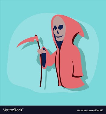 Paper sticker on stylish background halloween vector image