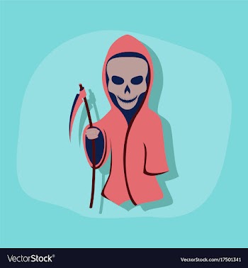 Paper sticker on stylish background halloween vector image