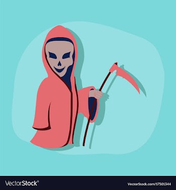 Paper sticker on stylish background halloween vector image