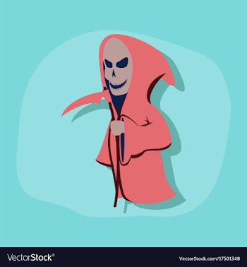 Paper sticker on stylish background halloween vector image