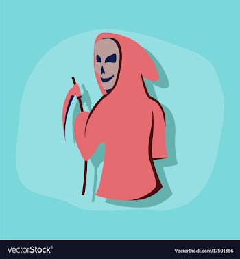 Paper sticker on stylish background halloween vector image