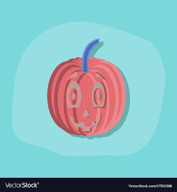 Paper sticker on stylish background halloween vector image