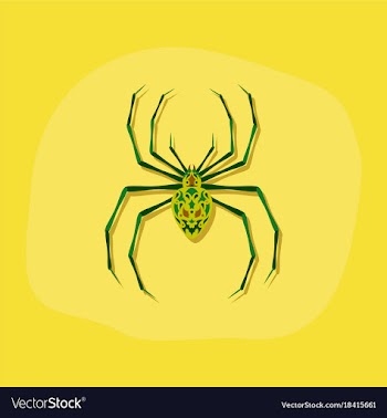 Paper sticker on stylish background halloween vector image