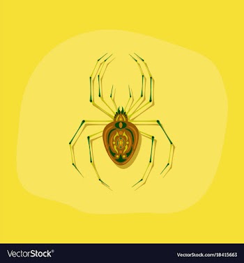Paper sticker on stylish background halloween vector image