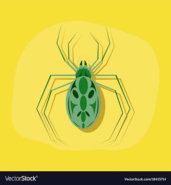 Paper sticker on stylish background halloween vector image
