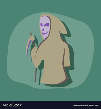 Paper sticker on stylish background halloween vector image