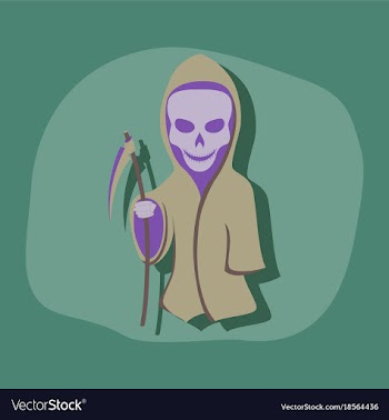 Paper sticker on stylish background halloween vector image
