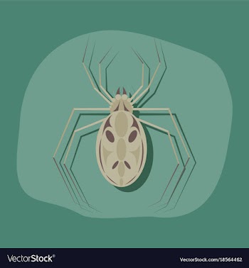 Paper sticker on stylish background halloween vector image