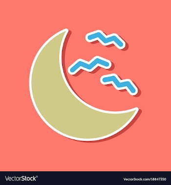 Paper sticker on stylish background halloween vector image