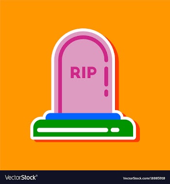 Paper sticker on stylish background halloween vector image