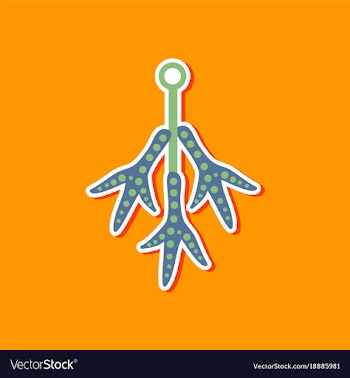 Paper sticker on stylish background halloween vector image