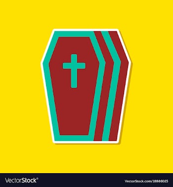 Paper sticker on stylish background halloween vector image