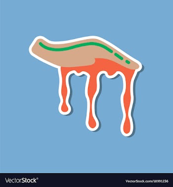 Paper sticker on stylish background halloween vector image