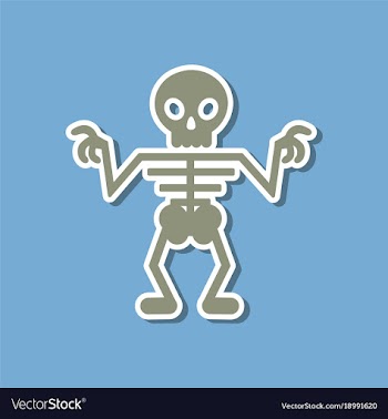Paper sticker on stylish background halloween vector image