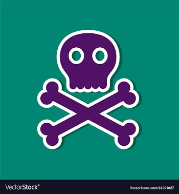 Paper sticker on stylish background halloween vector image