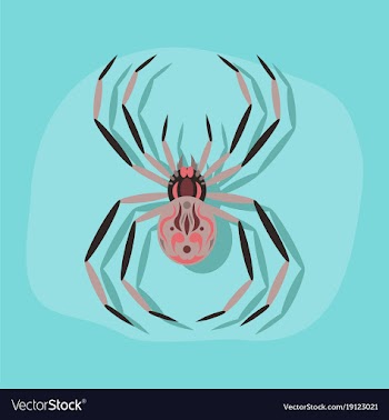 Paper sticker on stylish background halloween vector image