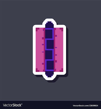 Paper sticker on stylish background hot dog vector image