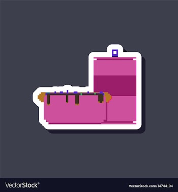 Paper sticker on stylish background hotdog and vector image