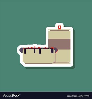 Paper sticker on stylish background hotdog and vector image
