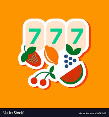 Paper sticker on stylish background jackpot Lucky vector image