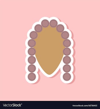 Paper sticker on stylish background judge vector image