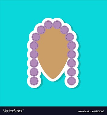 Paper sticker on stylish background judge vector image