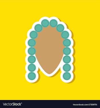 Paper sticker on stylish background judge vector image