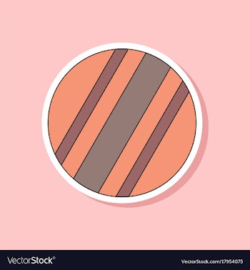 Paper sticker on stylish background kids toy ball vector image