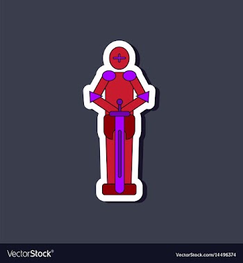 Paper sticker on stylish background kids toy child vector image