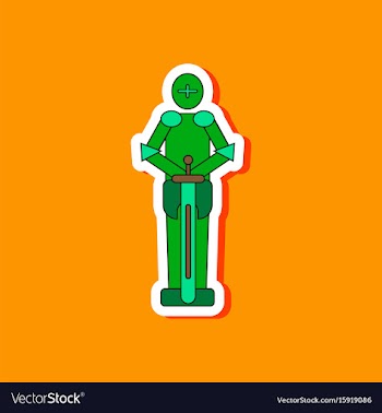 Paper sticker on stylish background kids toy child vector image