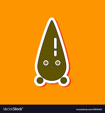 Paper sticker on stylish background kids toy drop vector image