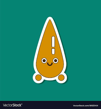 Paper sticker on stylish background kids toy drop vector image