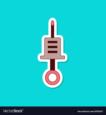 Paper sticker on stylish background kids toy vector image