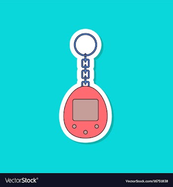 Paper sticker on stylish background kids toy vector image