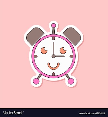 Paper sticker on stylish background kids toy vector image